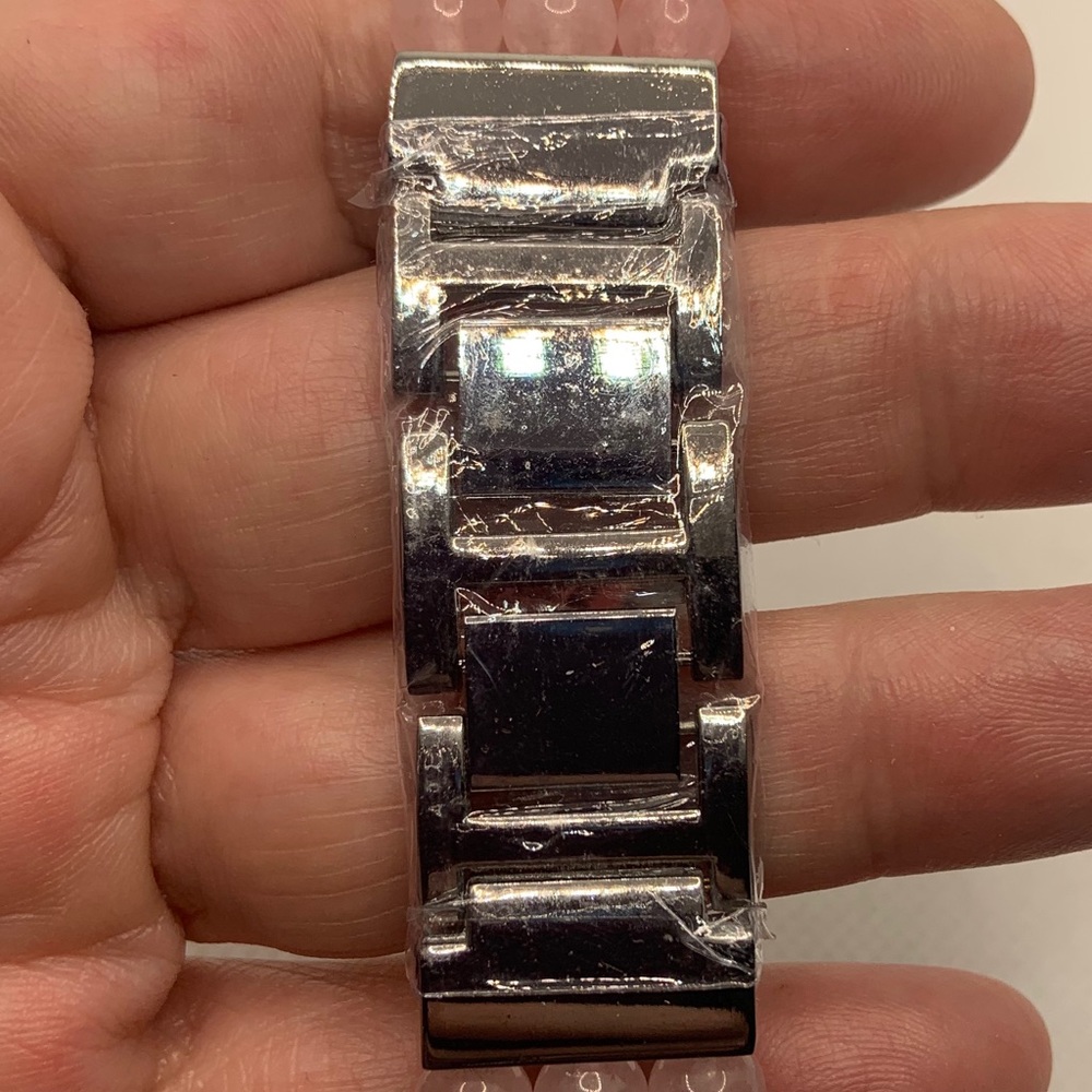 ROSE QUARTZ BRACELET WATCH - Picture 6 of 8